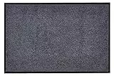 andiamo Premium-Fußmatte Wash & Clean - langlebige Schmutzfangmatte Hauseingang - als Fußmatte innen oder als Fußabtreter im überdachten Außenbereich - saugstarker Fußabstreifer 90 x 120 cm Grau
