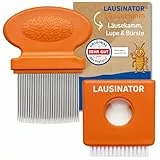 Original 3-in-1 Metall-Mensch-Läusekamm Lausinator Nissenkamm extra fein