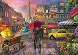 Schmidt Spiele 59713 Regenzauber in Paris, 500 Teile Puzzle