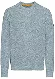 camel active Herren Rundhals Pullover aus Baumwolle Hellblau, Menswear-L