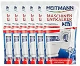HEITMANN 3-in-1 Maschinen-Entkalker: Waschmaschinen und Spülmaschinenreiniger mit Anti-Geruchs-Formel - Entkalker, Reiniger und Hygienische Frische - Materialschonend