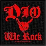 Dio We rock Unisex Patch multicolor 100% Polyester Band-Merch, Bands