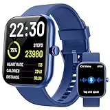 Smartwatch für Herren Damen - (Alexa eingebaut & Anrufe annehmen/tätigen), 1,9 Zoll Smartwatch für iOS Android mit SpO2/Herzfrequenz/Schlafmonitor, Schrittzähler Fitnessuhr mit 100 Sportmodi, IP68