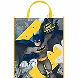 Große Partytasche aus Kunststoff - Batman Party - 33cm x 28cm