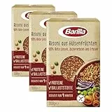 Barilla Risoni aus roten Linsen und Kichererbsen reich an Eiweiß, glutenfrei, 300g (Packung mit 3)