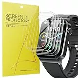 Blueshaweu Schutzfolie Kompatibel mit STECEi Smartwatch 1,85'' T50S, HD klar Flexible TPU Displayschutzfolie [6 Stück] Kompatibel für STECEi T50S Smartwatch (transparent)