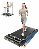 Anylife Laufband mit 10% Steigung， 1-6 km/h Laufband für Zuhause，Under Desk Treadmill，2.5HP Walking Pad für Zuhause & Büro,Doppelter Stoßdämpfung Bis 150kg ，Schwarz