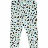 Fred's World by Green Cotton Baby - Mädchen Leo Leggings, Aqua/Tangerine/Pastel, 56 EU