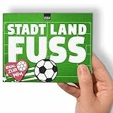Spielefabrik Stadt Land Fluss Fußball | Fussball-Spielblock zu Vereinen, Weltmeisterschaften, Nationalmannschaften | Geschenk-Idee, Mitbringsel für Jungen ab 10 Jahre | Für Fußballfans 2026