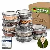 Viwares Vorratsdosen mit Deckel Luftdicht, 12er Vorratsbehälter Set BPA-Frei, Vorratsdose zur Müsli Mehl Aufbewahrung Küche, Praktische Organizer Küche, Frischhaltedosen für Lebensmittelaufbewahrung