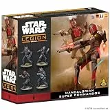 Asmodee, Star Wars: Legion – Mandalorian Super Commandos (Mandalorianische Superkommandos), DE-Version, Tabletop-Erweiterung für 2 Spieler ab 14 Jahren mit 120-180 Minuten Spielzeit, Mehrsprachig
