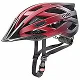 uvex Unisex-Adult i-vo cc Fahrradhelm, red-Black matt, 56-60 cm