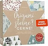 Origamisterne? Gerne! – Natural Christmas – Weihnachtliches Bastelset zum Sofort-Losfalten: Mit Anleitungen und 96 Effekt-Papieren in Kraftpapier-Design