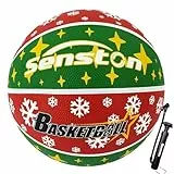 Senston Basketball Größe 5 mit Pumpe Basketbälle, Spiel- & Trainingsball