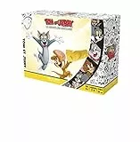 TOPI GAMES | Tom und Jerry Die Käsejagd | Gesellschaftsspiel für Kinder ab 4 Jahren | Brettspiel für die Familie | 2 bis 4 Spieler | 20 Minuten | Kooperativer und Wettbewerbsmodus | Geschenkidee | TJ