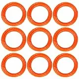 Yweller 9 Pack Ersatzfaden Mähfaden Extrastarker Faden mit 2,0 mm Durchmesser Für Makita Rasentrimmer DUR189, DUR191L, DUR191U, DUR192L, 42 M Trimmerfaden für Makita 191D89-4 2-Fadenkopf Tap&Go