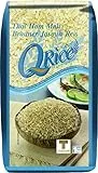 Q Rice Brauner Jasminreis, Langkorn, 12er Pack (12 x 1 kg)