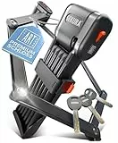 BÜCHEL Sekura - Faltschloss Fahrrad I sicherer Diebstahlschutz inkl. Halterung I aus gehärtetem Stahl mit 85cm Länge I Fahrrad schloss, bike lock, Fahrradschloss, Fahrradschlösser, E-Bike, Motorrad