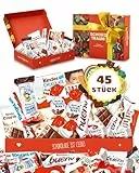 Süßigkeiten Box mit Kinderschokolade - 'Schokotraum' von Candy Circle, Wunderschöne Süssigkeiten Box mit Bueno, Kinder Schokolade und Kinder Country, als Geschenk oder Naschbox