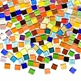 AiYoYo 650g Bunte Mosaiksteine Set mosaiksteine zum basteln Glasstücke für erwachsene DIY Polygonal Verschiedene Mosaik für Heimdekoration Basteln