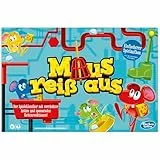 Maus reiß aus, Familienspiel für 2 bis 4 Spieler, klassischer Mulitplayer Brettspiel mit einfachem Spielaufbau für Kinder ab 6 Jahren, brettspiel für die Familie