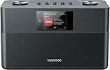 Kenwood CR-ST100S-B - Smart-Radio mit Internetradio, WLAN, 2 x 10 W RMS, Bassreflex Lautsprecher, DAB+, UKW, Bluetooth, USB, Line-In/-Out, Weckfunktion, Sleeptimer, TFT-Farbdisplay, Fernbedienung