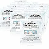 com-four® 20x Einweg Kälte Sofort-Kompresse zum Knicken 15 x 17 cm, Kältepack zum sofortigen Kühlen, Kühlpack für Erste-Hilfe-Maßnahmen, Kühlkissen zur äußerlichen Anwendung (20 Stück - 15x17cm)