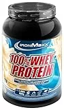 IronMaxx 100% Whey Protein Pulver 900g - French Vanilla | Cremiger Eiweißshake mit BCAAs & EAAs | High Protein, Low Carb & zuckerarm | Ideal für Muskelaufbau, Diät & Fitness