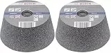 Bosch Accessories Professional Zubehör 1608600239 Schleiftopf, konisch 90 mm, 110 mm, 55 mm, 24 (Packung mit 2)