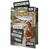 Hidden Games - Rätselkarte - Weihnachten - Deutsch - individualisierbare Karte, Grußkarte, Glückwunschkarte, Geschenkkarte, Gutscheinkarte