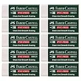 Faber-Castell 188121 - Radierer 7081 N PVC-Free, Kunststoff (10 Radierer, weiß)