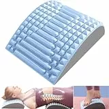 TZEKING Nacken und Rückendehner,Lendenwirbelkissen Stützen Eva,Stufenlagerungswürfel Orthopädisch Lendenkissen,Massagekissen Reduzieren Wirbelsäule Rücken Schmerzen Linderung Lordosenstütze