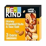 BE-KIND Riegel, glutenfreie Snack-Riegel, Honey Roasted Nuts & Sea Salt, hoher Ballaststoffgehalt, ohne künstliche Farb-, Aroma- oder Konservierungsstoffe, 3 x 30 g