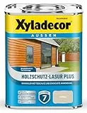 Xyladecor Holzschutz-Lasur Plus, Maximaler Wetterschutz und einfachste Anwendung, Farblos, 750 ml