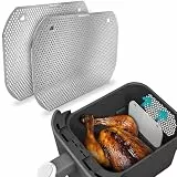 2x ZauberFry Spritzschutz, Effektiver Fettspritzschutz kompatibel mit Ninja Double Stack SL400EU Heißluftfritteuse, Zubehör, Schutz für Heizspirale und Ventilator