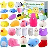 Adventskalender 2025 Kinder Weihnachts Countdown Kalender Mochi Squishies Spielzeug Sensorisches Spielzeug für Mädchen und Jungen Verschiedene Überraschungsgeschenke für ab 3 Jahren Zappelspielzeug