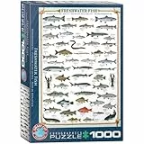 EuroGraphics 1000 Teile - Süßwasserfische 6000-0312 mehrfarbig