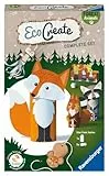 Ravensburger EcoCreate 18132 - Forest Animals - DIY Bastelset für Kinder ab 6 Jahren - Geburtstagsgeschenke, Deko selber basteln