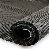 fowong Antirutschmatte Anti Rutsch Teppich 100 x 150cm Auto Kofferraum Rutschmatte Antirutschmatte Schubladen rutschfeste Unterlage Zuschneidbar DIY für Eßgeräte Matte Kofferraum Obst Schwarz
