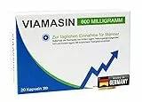 VIAMASIN 600mg - Für aktive Männer - Sofort - 20 Kapseln hochdosiert im Blister mit Tribulus Terrestris