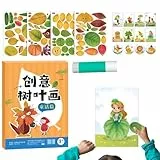 gifyym Bastelset für Kinder, Bastelset mit natürlichen Blättern für Kinder, Bastelset für Herbst und Jugendliche