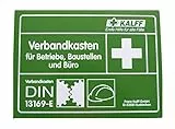 Kalff 23509 Betriebsverbandkasten DIN 13169-E, Metall, Groß