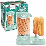 ScrapCooking - Hot Dog Maker Maschine, Kapazität 12 Würstchen & 2 Brötchen, Vintage-Retro-Stil für Partys Barbecues Feste Kirmes Geburstag, Grün, 0601