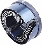 wolfcraft Mehrkranzlochsäge, Ø 60-95 mm I 2162000 I Säge mit 5 Schnellwechsel-Einsätzen, Ø 60-95 mm, Schnitttiefe 33 mm