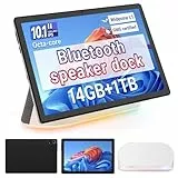 Whitedeer Tablet, Lautsprecher-Dock, Android-Tablet Mit Octa-Core, Kabelloses Laden, 14 Gb Ram + 64 Gb Rom + 1 Tb Erweiterbarer Speicher, 1280 × 800 Pixel, 5 Mp + 8 Mp, 5000 mAh