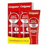 Colgate Zahnpasta Max White Ultra Active Foam 2x75ml - Weißere Zähne in 3 Tagen