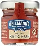 Hellmann's Tomato Ketchup Mini Glas (perfekte Serviergröße im Gastraum) 1er Pack (80 x 33ml)