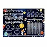 Smivyhp Schreibtischunterlage Kinder Leder Schreibtischunterlag Groß Weltraum Optik Schreibunterlage Blue 60X40cm Tischunterlage Rutschfest Abwischbar Leder Schreibtisch Zubehör