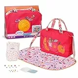 BABY born Wickeltasche Pin-Play, rosa Wickeltasche für Puppen mit Windeln, Puderdose, Aufbewahrungsbox und Pins zum Verzieren, 837610 Zapf Creation