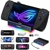 iVANKY 14-in-1 RGB Faltbar 4K@144Hz Docking Station mit 100W PD-Ladegerät, 1Gbps Ethernet, 10Gbps USB 3.2, SD/TF Slots, 100W USB-C Ladung, Dock für ASUS ROG Ally X/Legion go/Valve Steam Deck OLED